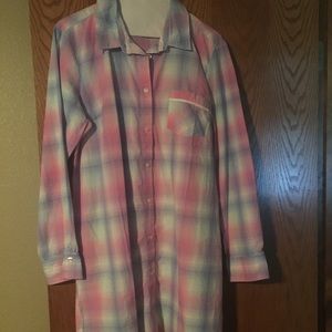 Victoria secret plaid nightgown